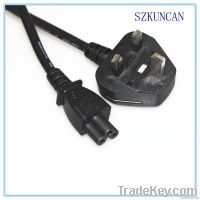 Moulded uk power cord
