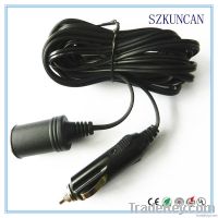 car cigarette lighter plug with cable