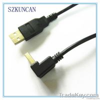 Right angle usb data cable