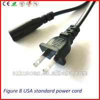 2 pin plug power cord cable