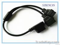 black obd splitter cable