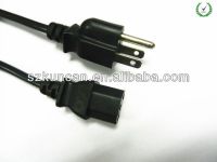 american ul power cord 10a/125v 