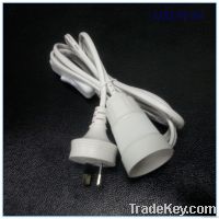 B22 lamp holder with AC cords