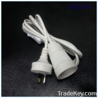 Power supply cord with on/off switch