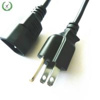 USA ac power cord 3 pin plug