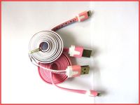 Flat micro usb cable