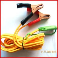 alligator clips cable for car battery charging
