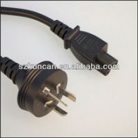 SAA approval ac power cord with Au 3 pins plug
