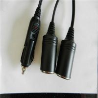 12v cigar female to male Y cable