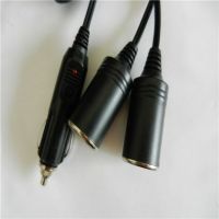 12v cigar male to female spliter power charging cable waterproof