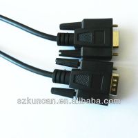 15pin vga to vga cable with ferrite cores