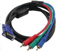 vga to rca splitter S-Video AV TV Adapter Conventer Cable for HDTV Laptop