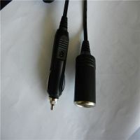 power charging cable with female cigarette plug