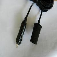 12V cigar cable with female to male