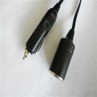 12V cigar cable male to female power charging cable