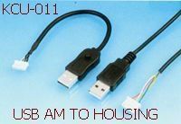 usb dual panel mount cable