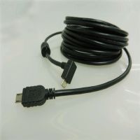 Angled micro usb angle cable for camera/car view cable
