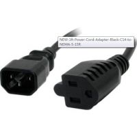 american style 3 pin plug ac power cord cable