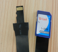 Black or white AWM 20624 smart digital cable card reader TF/SD cable SD card cable for GPS/DVD/Camera