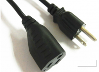 AC power cord UL NEMA 5-15P ac power cord to IEC Connector