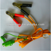 Alligator clips cable Alligator clip SAE connector battery cable
