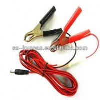 DC(5.5*2.1mm/2.5mm) to Alligator clip charge cable 400mm