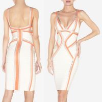 New Fashion 2014 WL268 spaghetti strap celebrity dress