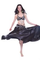 New Arrival CM114 Belly Dance Satin Costume Skirt