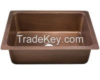 Copper Kitchen Sink