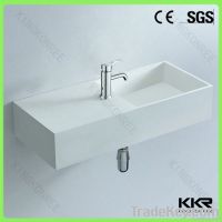 Artificial stone solid surface bathroom basin