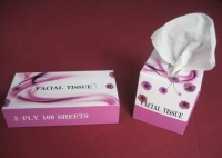 High Quality Pulp Box Facial Tissue