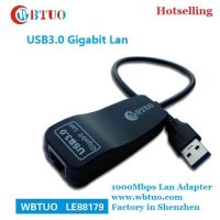 USB3.0 Gigabit Lan adapter RJ45 Ethernet network card adapter support 10M,100M,1000Mbps