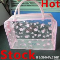 hot sale pvc plastic gift bag with zipper top