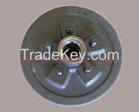 e coat, trailer brake hub drum, 5 on 4.5" 3500 lb Axle, 10 inch