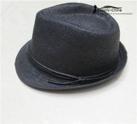 Tricolor straw hat