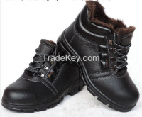 Warm Leather Safety Shoes