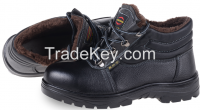 Warm Leather Safety Shoes