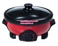 Multi cooker with hot pot function
