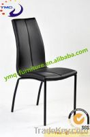 hot sale black leather restaurant chair/dining chair/wedding chair