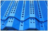 perforated metal sheet of dust suppression and wind proofing wall(factory)