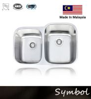 40/60 cUPC Malaysia stainless steel kitchen sink