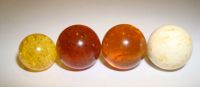 Natural amber beads