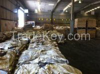 Wet salted cow hides