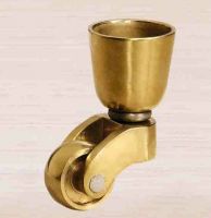 elegant design furniture brass castors with international standard for cabinet