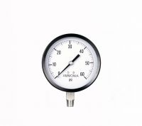 Ammonia refrigerant pressure gauge