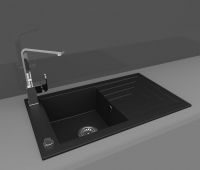 Granite sink AZZURO