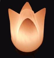 8*10cm Rose Flower Shaped Decorative Natural Salt Stone Lamps