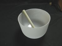 Crystal chakra singing bowl for sound therapy silica 99%