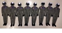 1:6 Scale Jet Pilots With Different Color Uniform