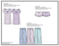 Leisure pajamas tops &amp;amp;amp; boxer, pant STOCK n 95%viscose 5% spandex jersey